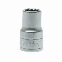 
                  TENG TOOLS Nasadka 12-kątna 12x38 mm z chwytem 1/2'' CRV M120512-C (EAN: 5020385130609)
